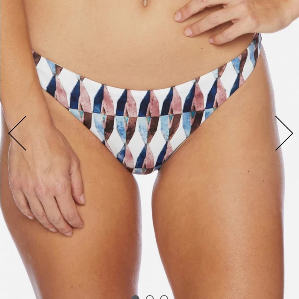 Splendid Deco French Cut Swim Bottoms, size Small